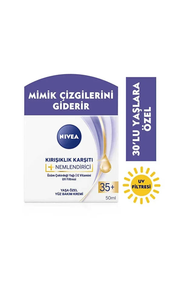 Nivea 35+ Kırışıklık Karşıtı Yüz Kremi 50 ml