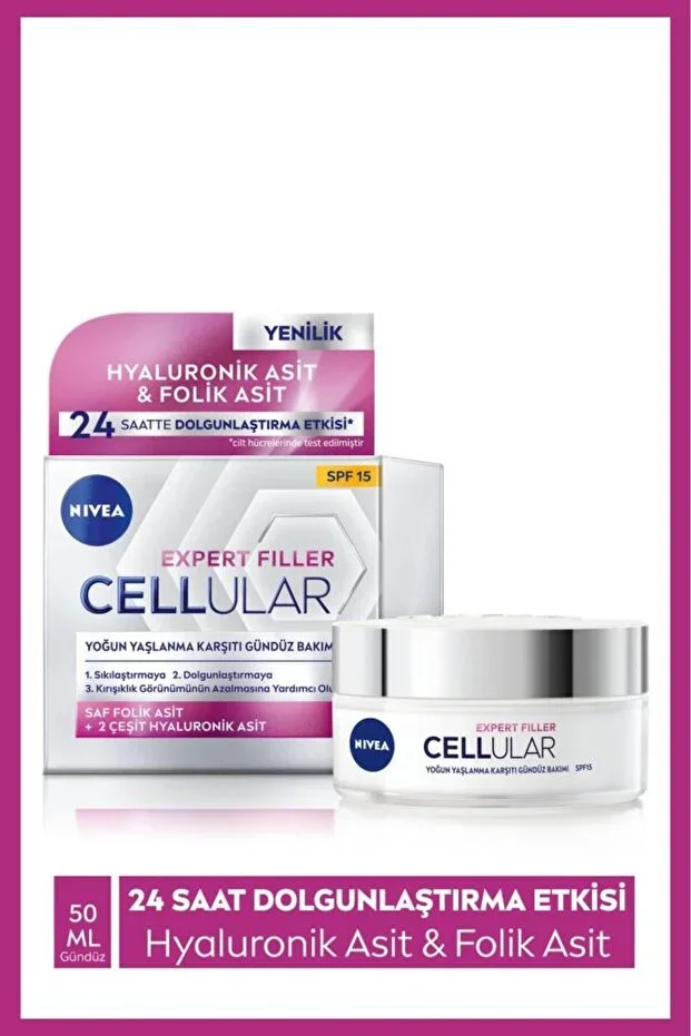 Nivea Cellular Expert Filler Yüz Kremi 50 ml – Gündüz Bakım