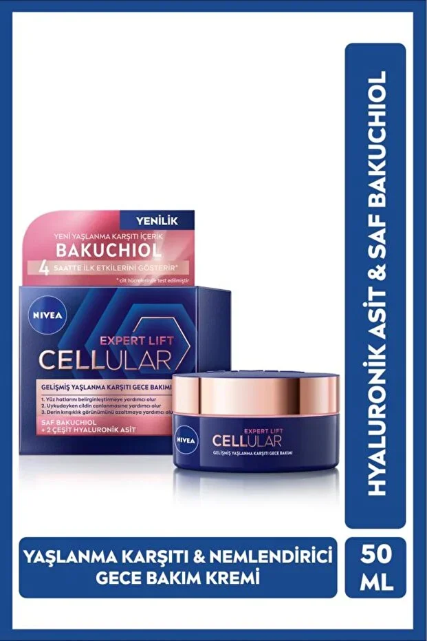 Nivea Cellular Expert Lift Krem 50 ml – Gece Bakım