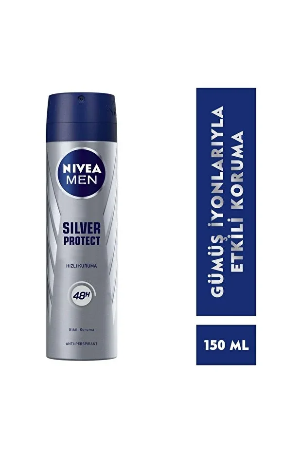 Nivea Deodorant Sprey Ferah Koruma – Silver Protect
