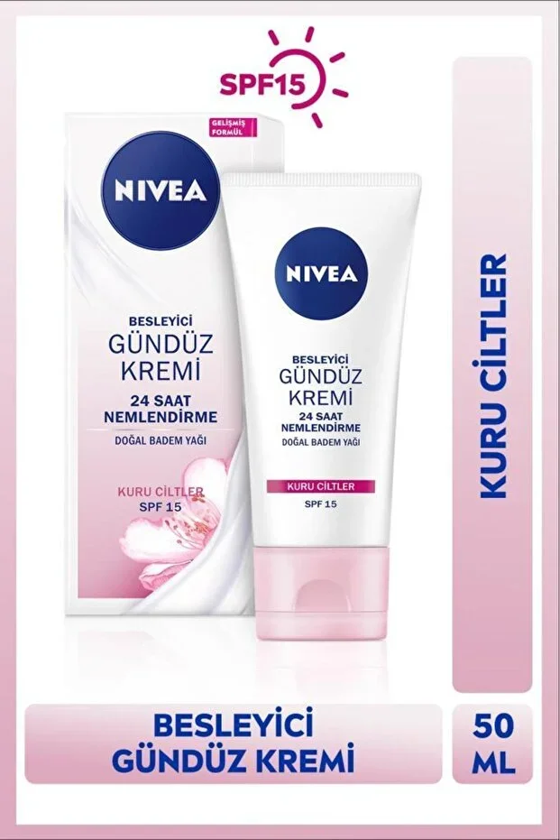 Nivea Spf15 Besleyici Gündüz Kremi 50 ml – Kuru Ciltler