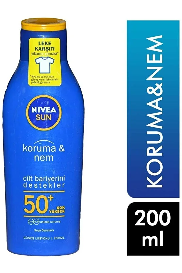 Nivea Sun Güneş Losyonu Koruma ve Nem 200 ml – 50+ Sfp