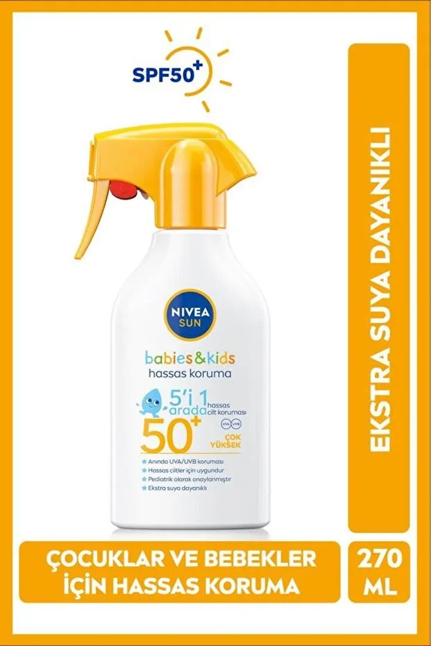 Nivea Sun Spf50+ Çocuk Güneş Spreyi 270 ml