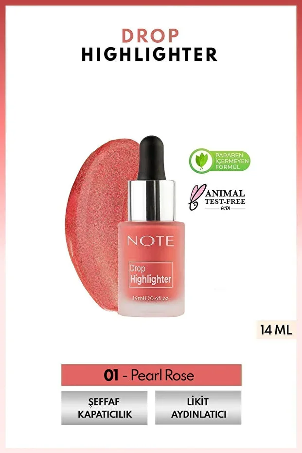 Note Aydınlatıcı Drop New Likit Aydınlatıcı – 01 Pearl Rose