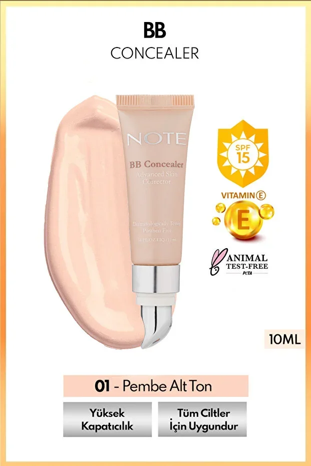 Note Bb Concealer Spf 15+ Kapatıcı – 01 Açık