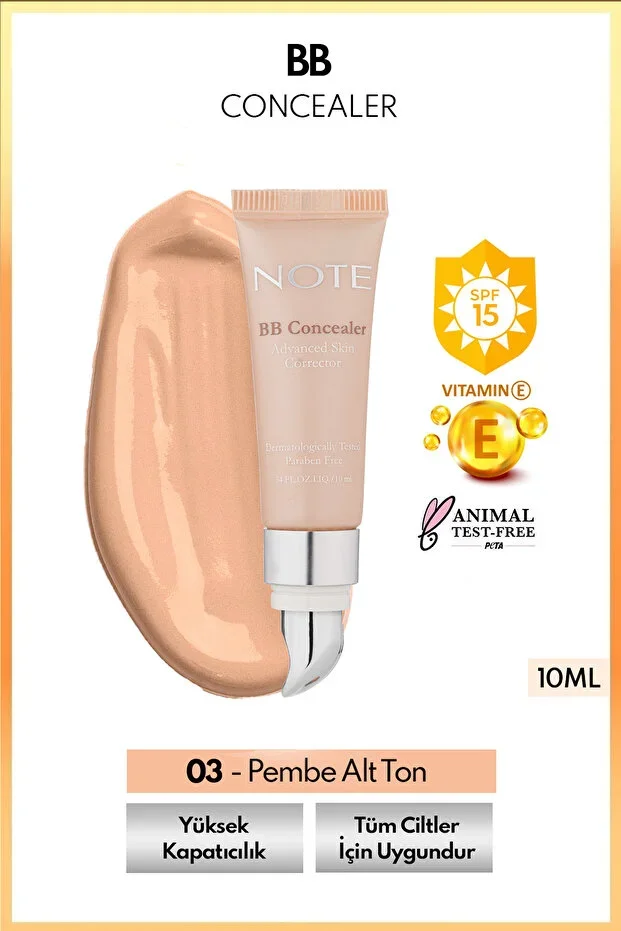 Note Bb Concealer Spf 15+ Kapatıcı – 03 Orta Koyu