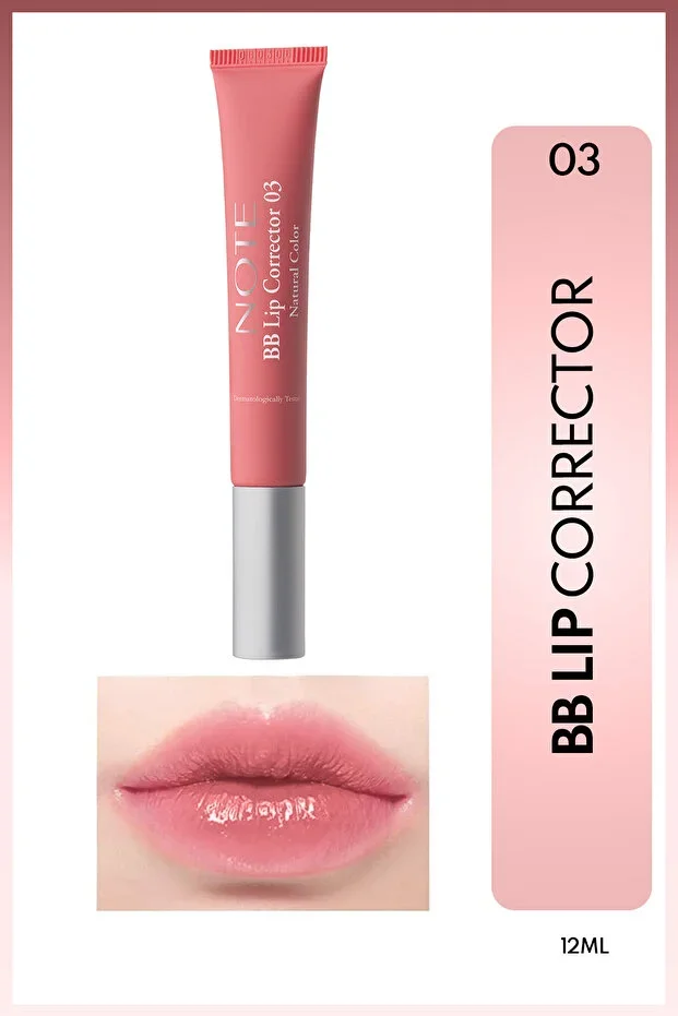 Note Bb Lip Corrector Dudak Parlatıcısı – 03 - Pembe