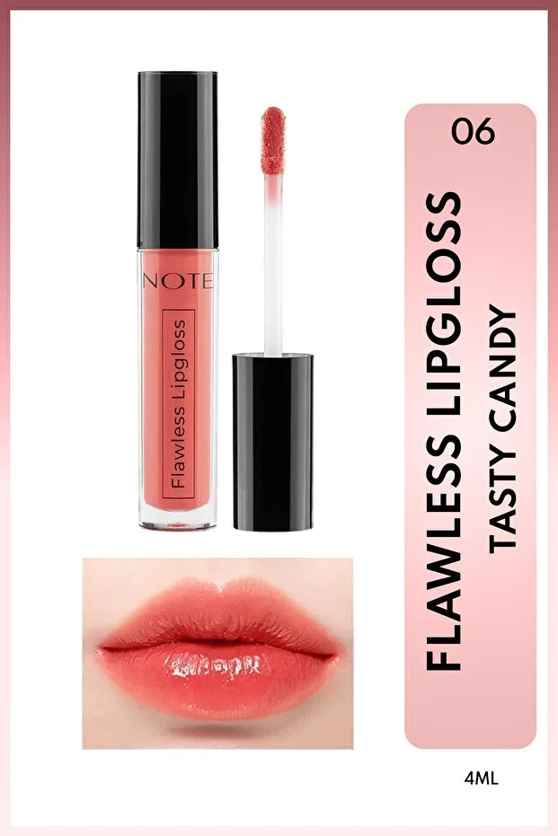 Note Flawless Lipgloss Dudak Parlatıcısı – 06 Tasty Candy - Pembe