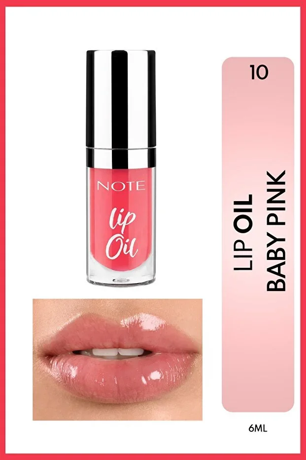 Note Lip Oil Dudak Parlatıcısı – 10 Baby Pink - Pembe