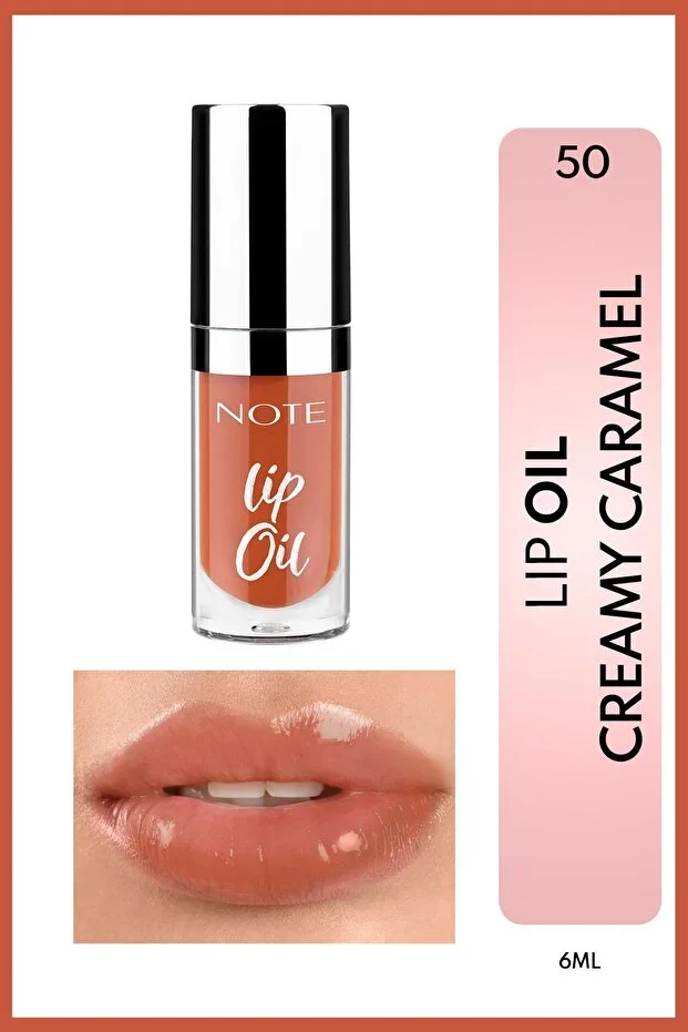Note Lip Oil Dudak Parlatıcısı – 50 Creamy Caramel - Kahverengi