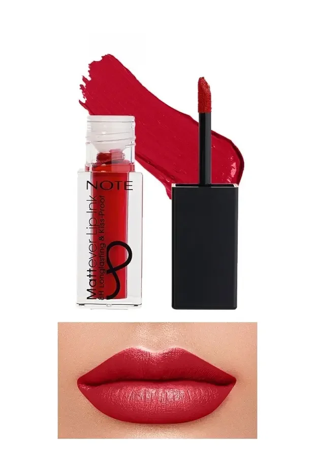 Note Lipink Mattever Mat ve Kalıcı Likit Ruj – 14 Unpredictable Red - Kırmızı