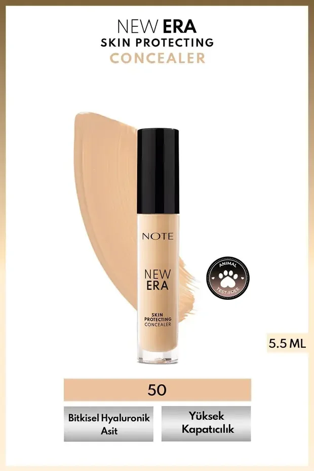 Note New Era Nemli Bitişli Göz Altı Kapatıcısı – 50 Medium Beige