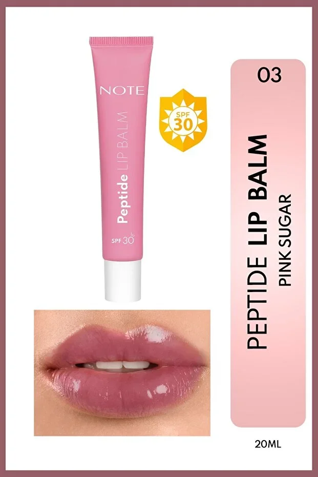 Note Peptide Lip Balm Spf 30 Dudak Balmı – 03 Pink Sugar - Pembe