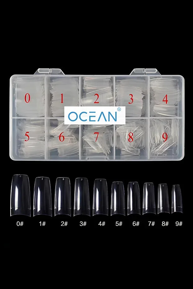 Ocean 500'Lü Yarım Ay Tips Profesyonel – Şeffaf