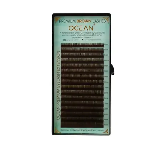 Ocean Kahverengi İpek Kirpik Mix – 0.07d