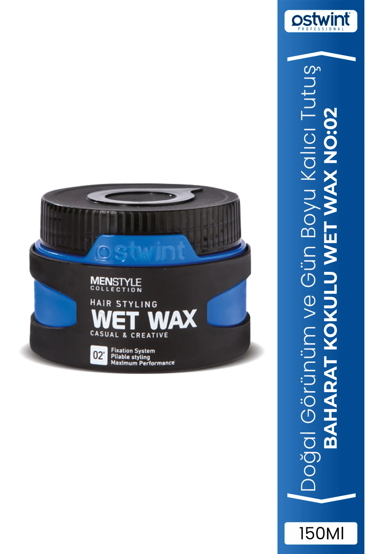 Ostwint Saç Şekillendirici Wet Wax 150 ml – No: 2