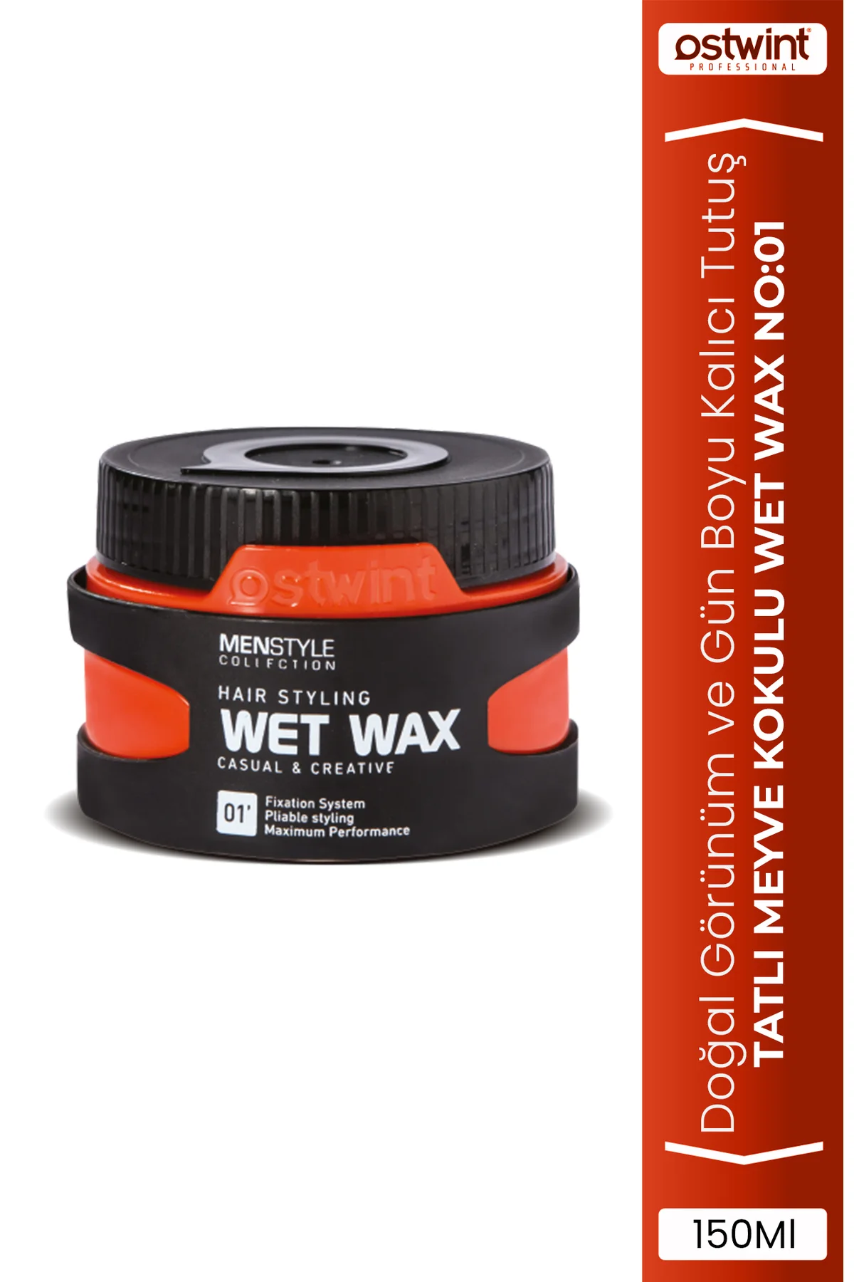 Ostwint Saç Şekillendirici Wet Wax 150 ml – No: 3