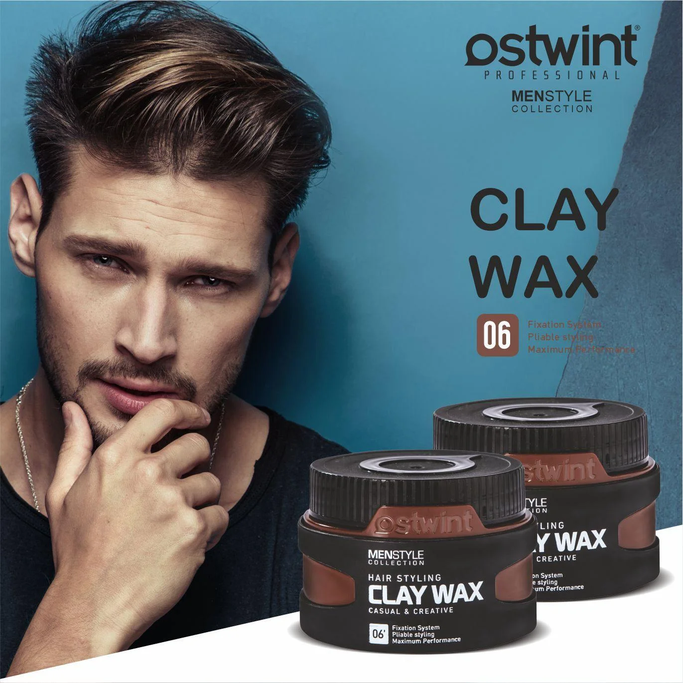 Ostwint Saç Şekillendirici Wet Wax 150 ml – No: 6