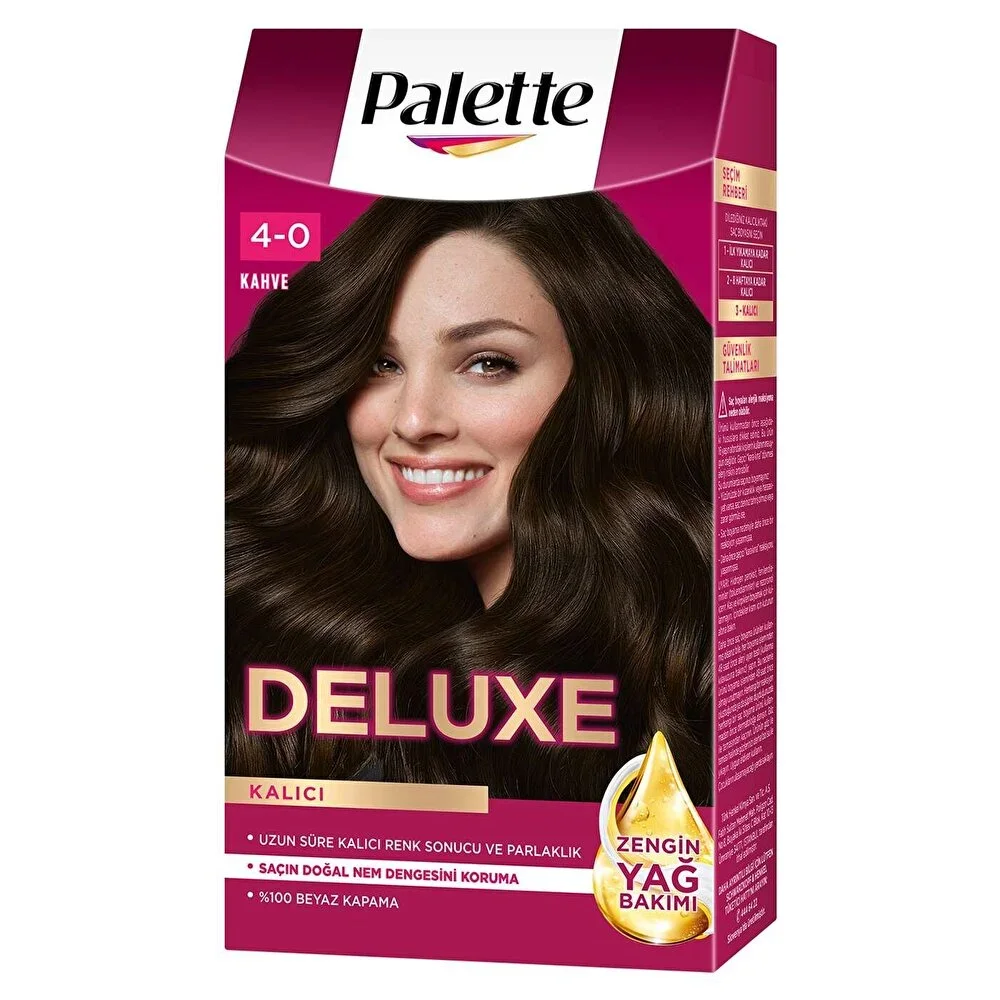 Palette Deluxe Saç Boyası 50 ml – 4-0 Kahve