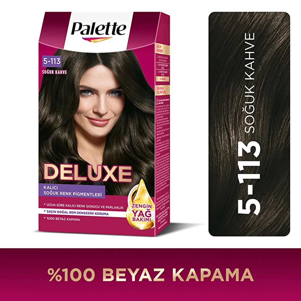 Palette Deluxe Saç Boyası 50 ml – 5-1 Soğuk Kahve
