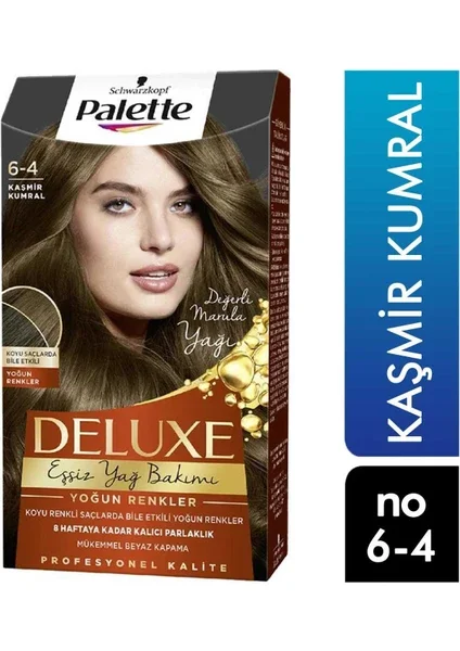Palette Deluxe Saç Boyası 50 ml – 6-4 Kaşmir Kumral