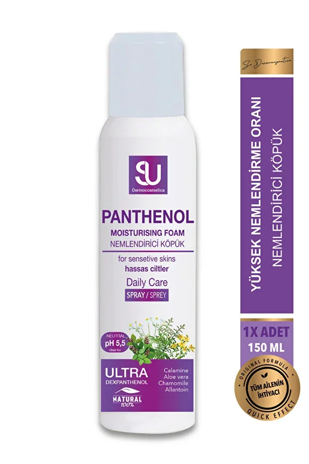 Panthel Panthenol Nemlendirici Köpük Sprey