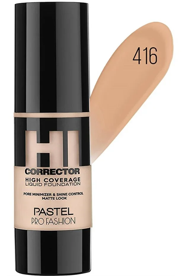 Pastel High Coverage Liquid Foundation – No: 416
