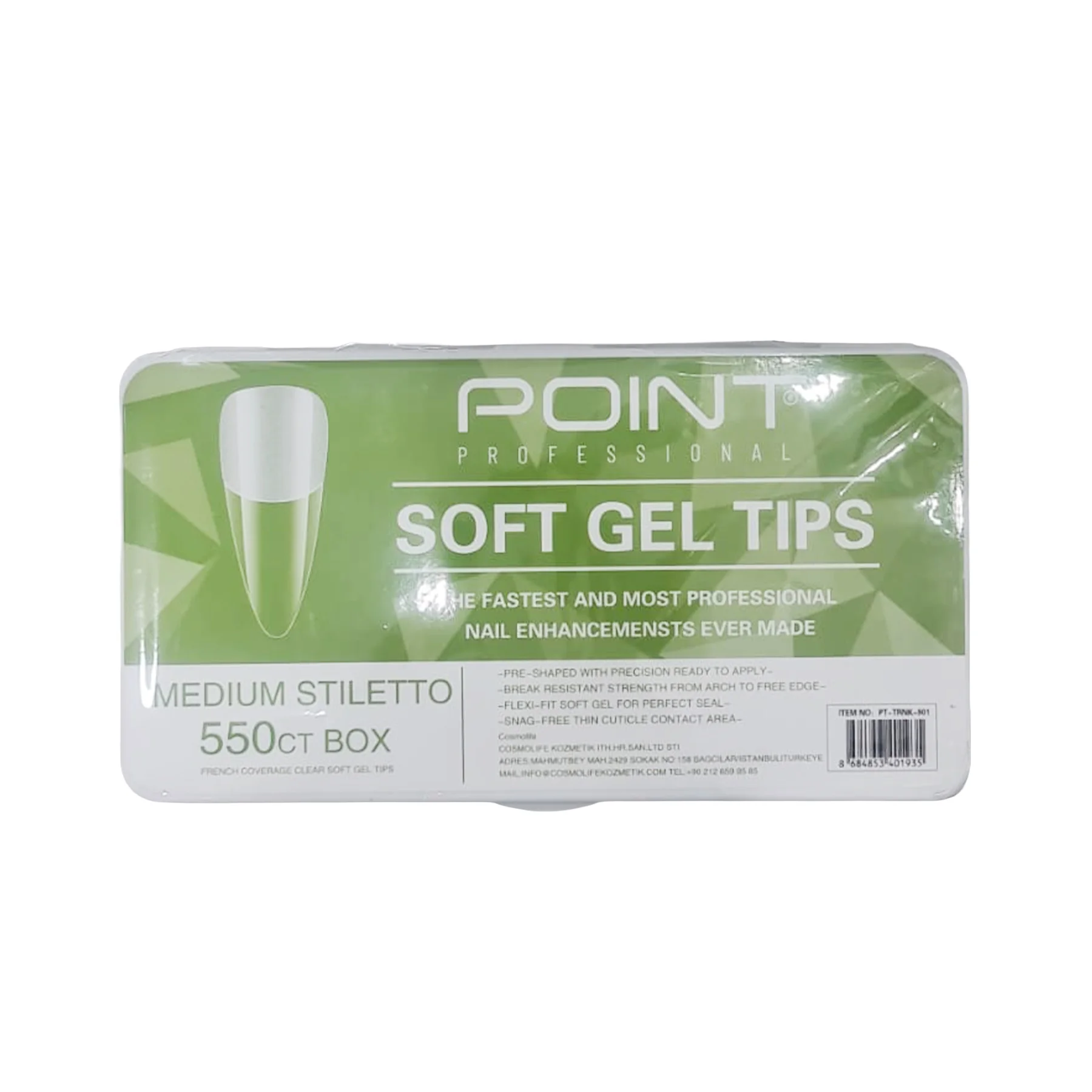 Point Jel Tips Profesyonel Protez Tırnak – 901