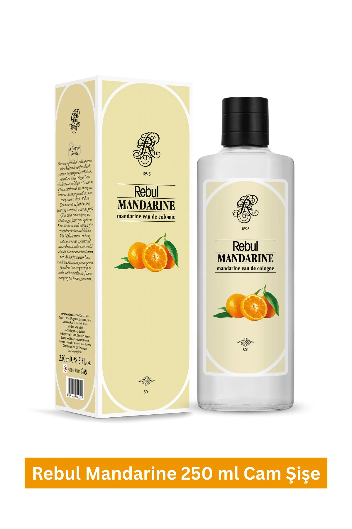 Rebul Eau de Kolonya Serisi 125 ml – Mandarine