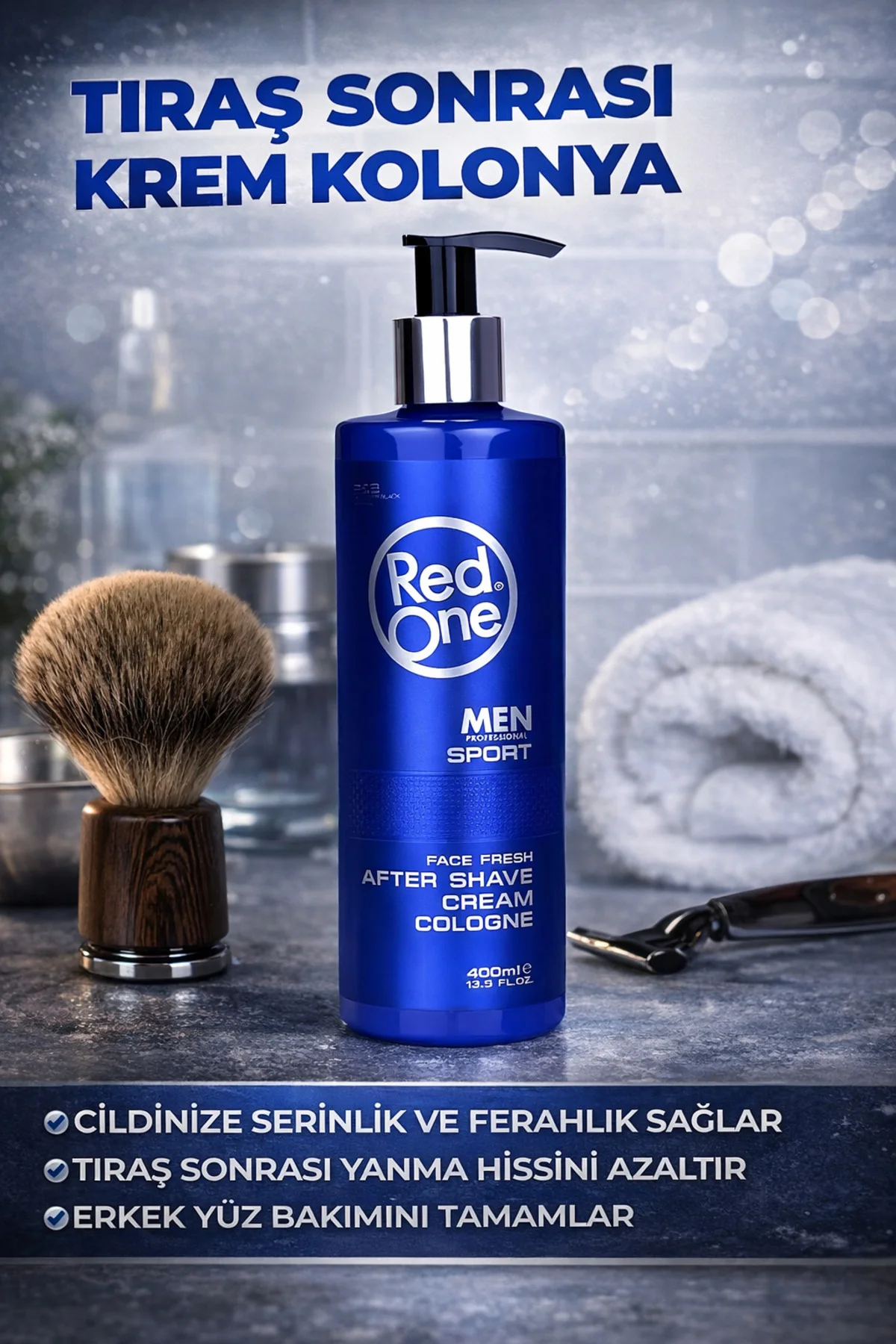 Red One Krem Kolonya Serisi 400 ml – Sport