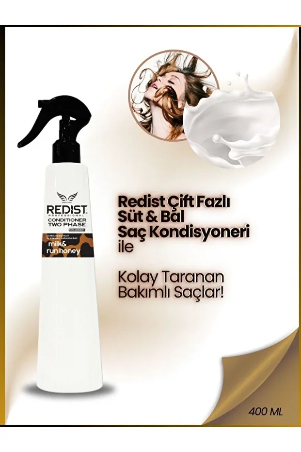 Redist Çift Fazlı Fön Suyu 400 ml Serisi – Milk