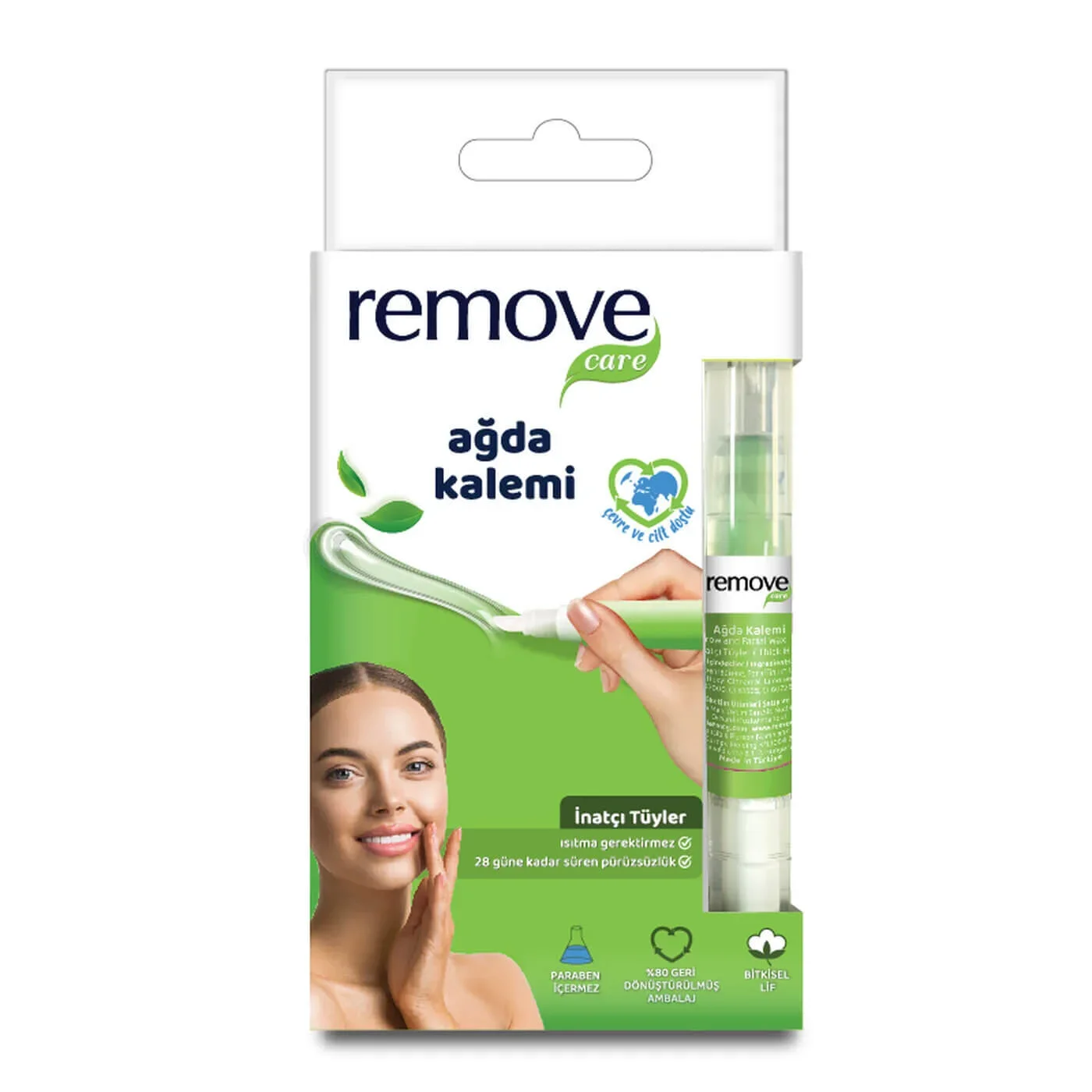 Remove Care Ağda Kalemi Yüz Bölgesi Ağdası – Hassas Ciltler 4 ml