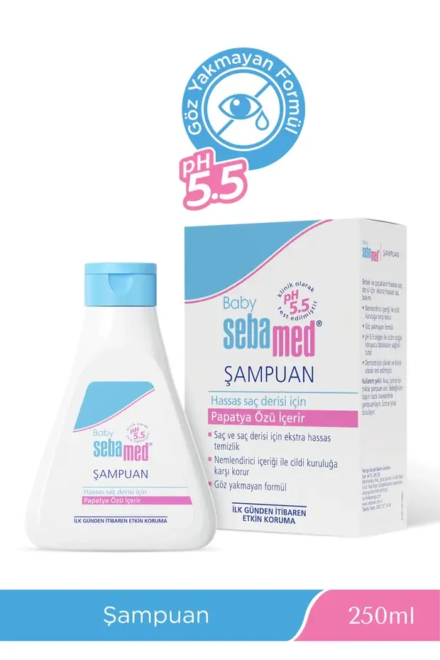 Sebamed Bebek Şampuanı 250 ml Hassas Saç Bakımı