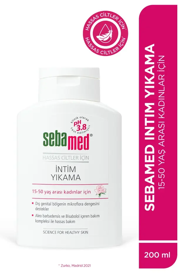 Sebamed İntim Temizleyici Likid 200 ml Ph 3,8 – Temizleyici Likid