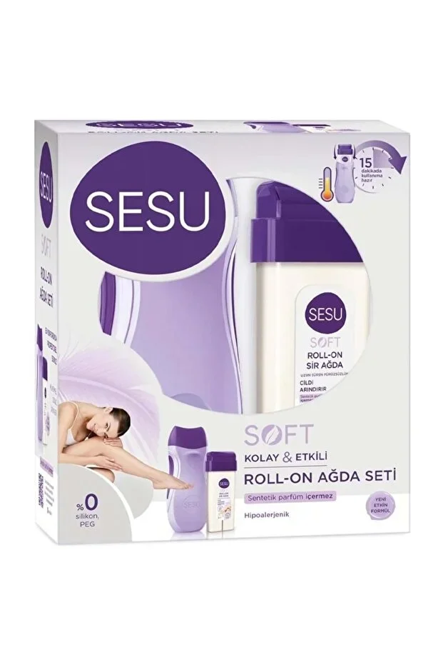 Sesu Roll-On Ağda Makine Seti Soft