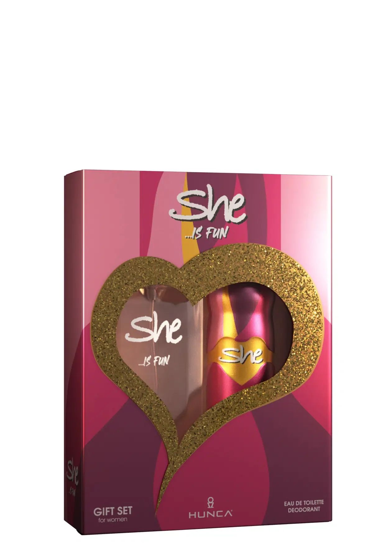 She Kadın Parfüm Seti Kalıcı Ferah Koku – Fun Kadin 50 ml Edt+ 150ml