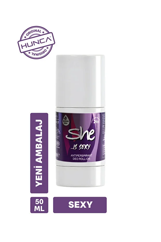 She Kadın Roll-On Uzun Süre Ferahlık ve Koruma – Rollon & Sexy Kadin 40ml