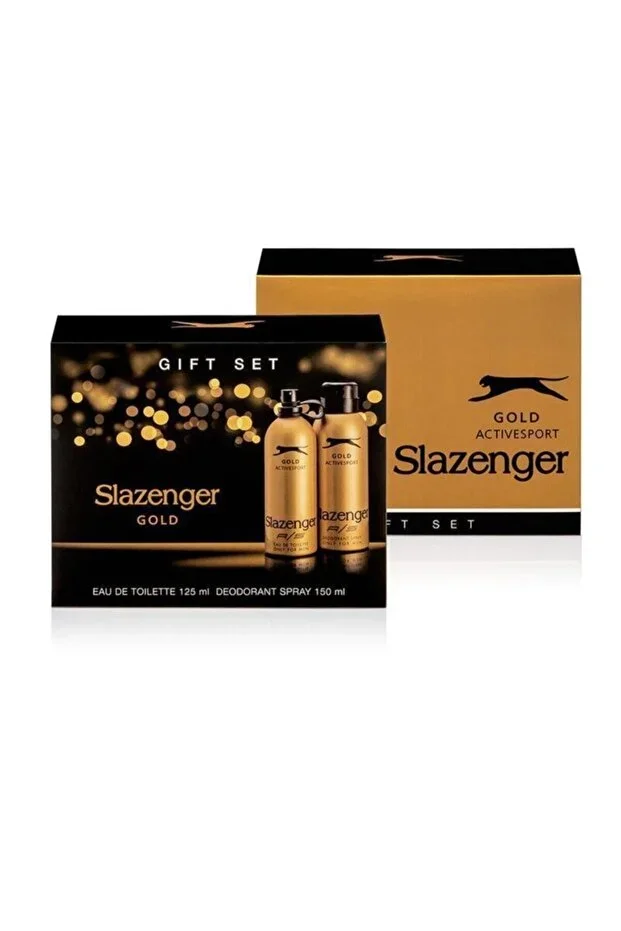 Slazenger Erkek Parfüm ve Deodorant 125ml+150ml – Gold Erkek
