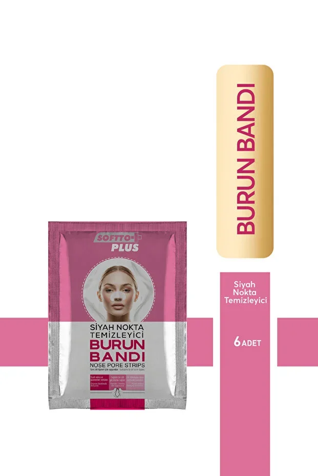 Softto Plus Kadın Burun Bandı 6'Lı