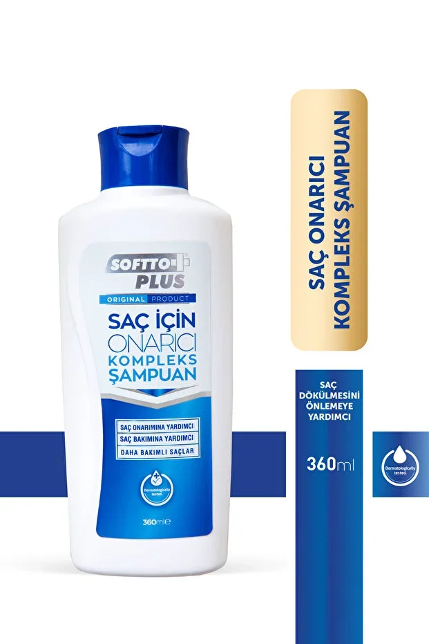 Softto Plus Saç Bakim Şampuanı 360 ml – Saç Onarici Komplex 360 ml