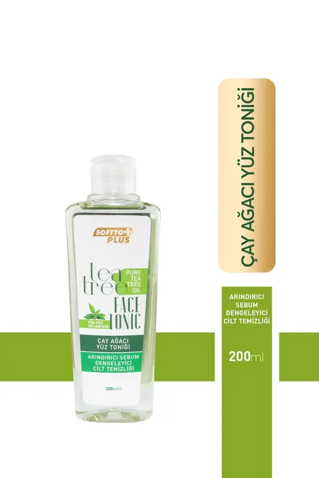 Softto Plus Saç Bakım Tonik 200 ml – Çay Ağacı