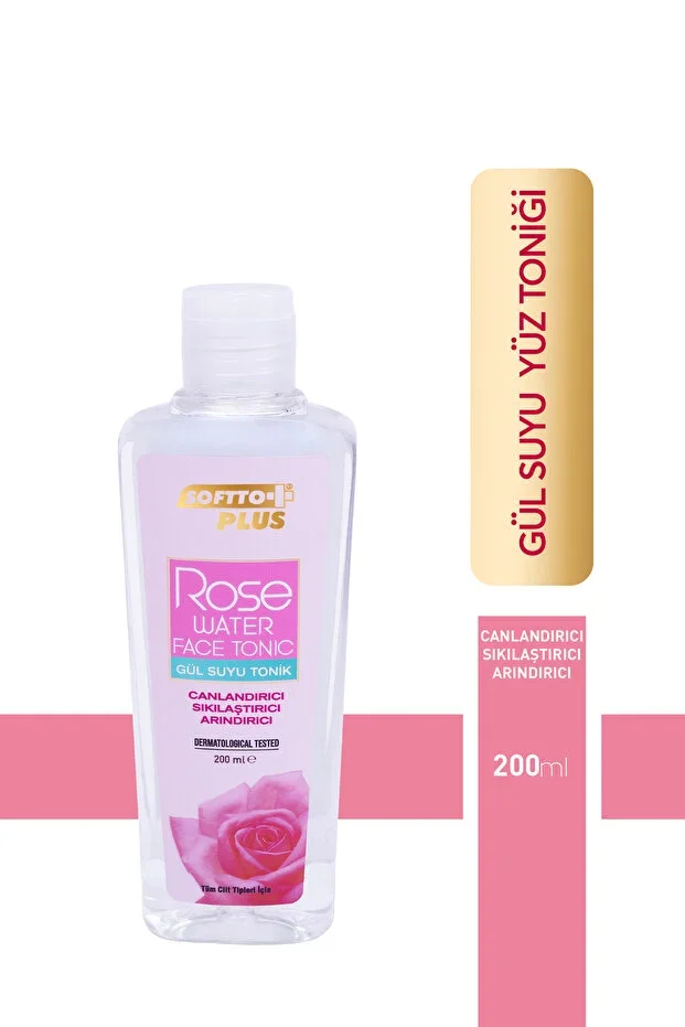Softto Plus Saç Bakım Tonik 200 ml – Gül Suyu