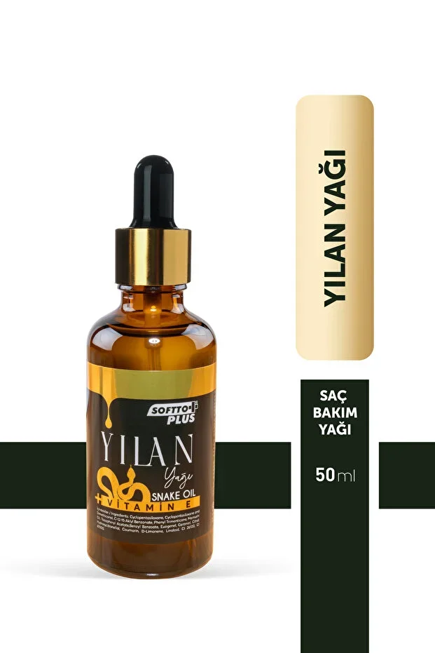 Softto Plus Yılan Saç Bakım Yağı 50ml