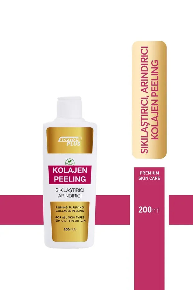 Softto Plus Yüz Bakım Peelıng – Kolajen Özlü Peelıng 200 ml