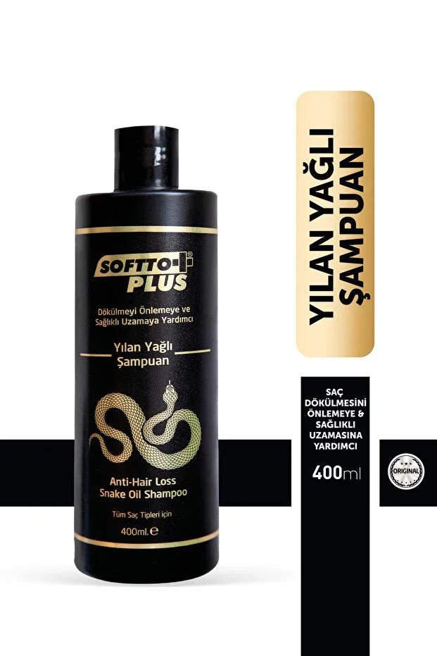 SOFTTO PLUS Softto Saç Bakim Şampuanı 400 ml – Yilan Yağlı 400ml