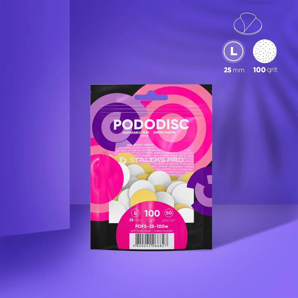 Staleks Pro Expert 25 Pedikür Disk Törpü Yedeği – 100 Grit Yumuşak Tabanlı