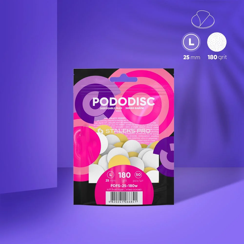Staleks Pro Expert 25 Pedikür Disk Törpü Yedeği – 180 Grit Yumuşak Tabanlı