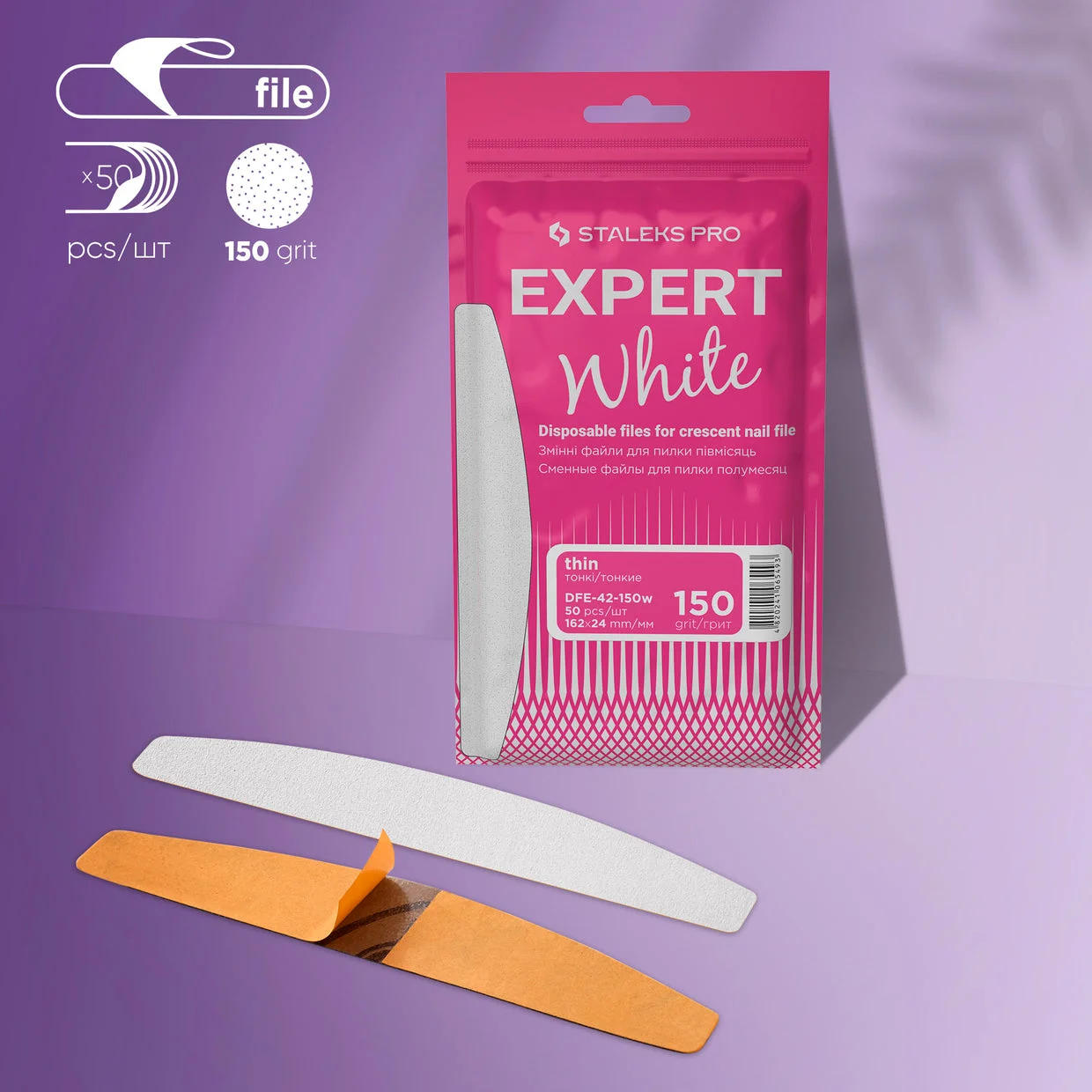 Staleks Pro Expert 42 Yedek Törpü Yarım Ay – 150 Grit