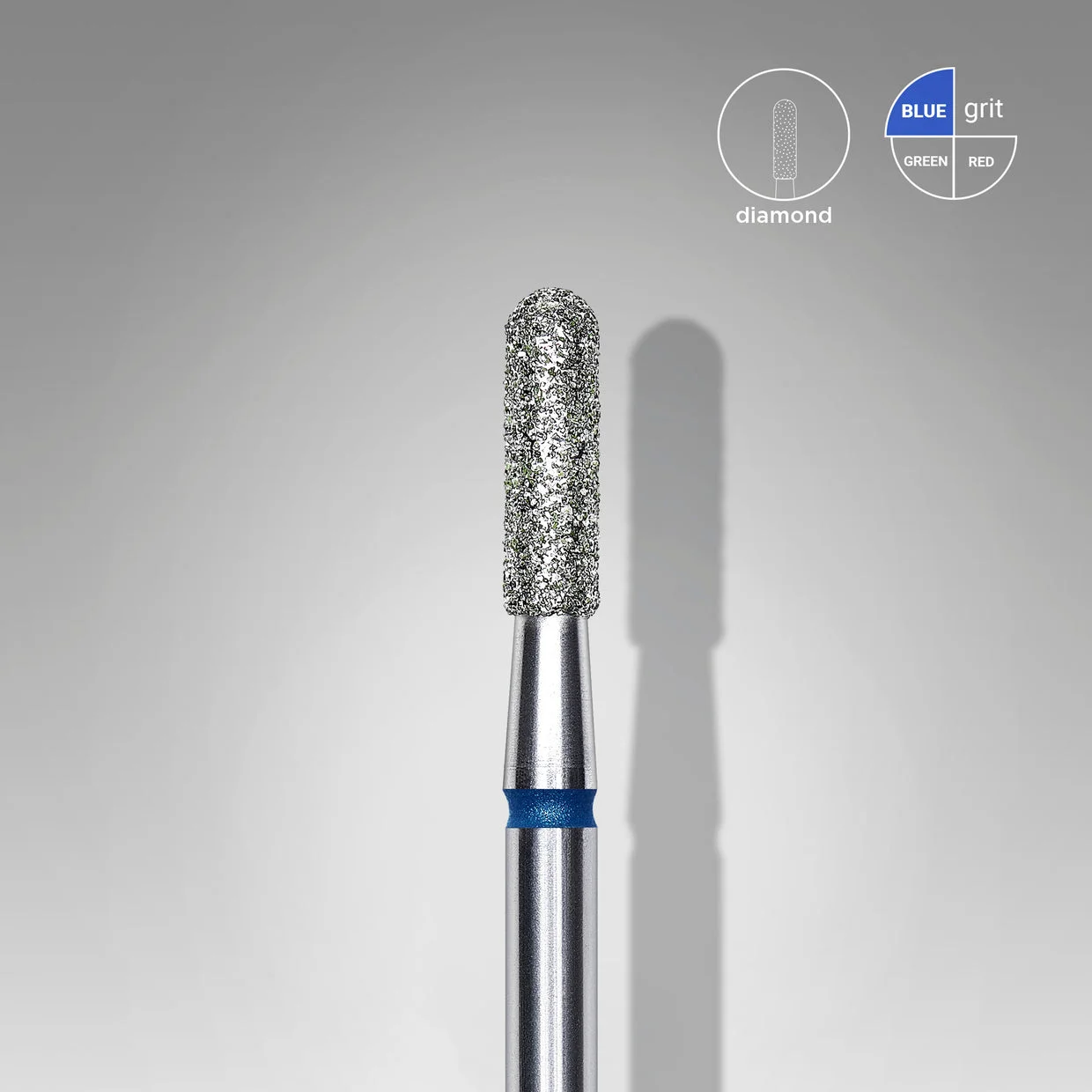 Staleks Pro Expert Elmas Freze – Mavi\, Yuvarlak Silindir 2\,3/8mm