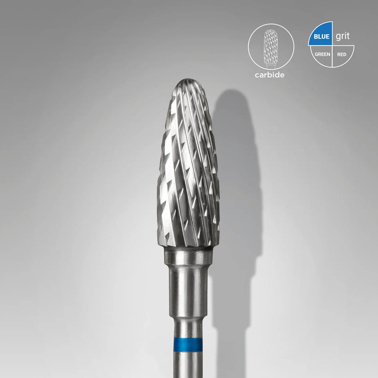 Staleks Pro Expert Sert Alaşım Mısır Freze – Mavi\, Çap 5mm\, Çalışma Kısmı 13mm